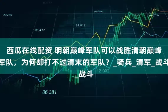 西瓜在线配资 明朝巅峰军队可以战胜清朝巅峰军队，为何却打不过清末的军队？_骑兵_清军_战斗