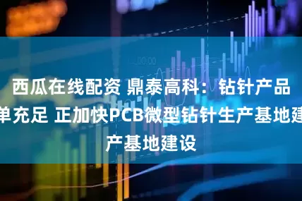 西瓜在线配资 鼎泰高科：钻针产品订单充足 正加快PCB微型钻针生产基地建设